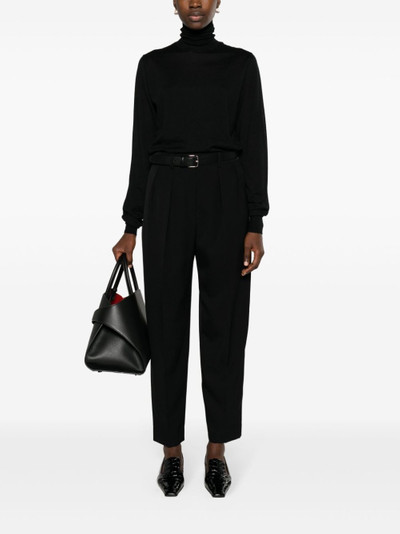 The Row Corby pleated wool tailored trousers outlook