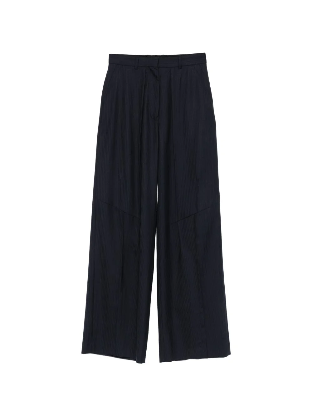 pinstriped panelled trousers - 1