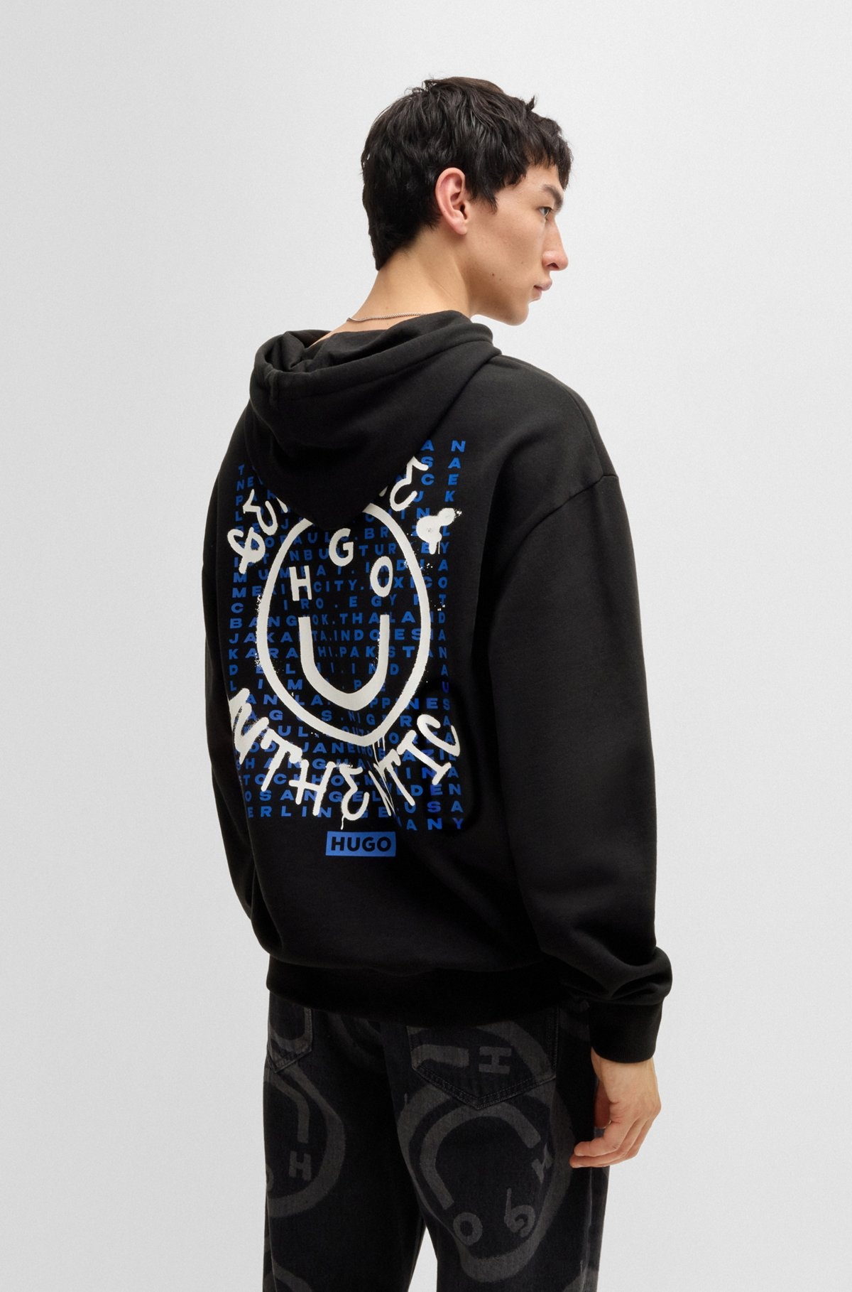 COTTON-TERRY HOODIE WITH SEASONAL ARTWORK - 5