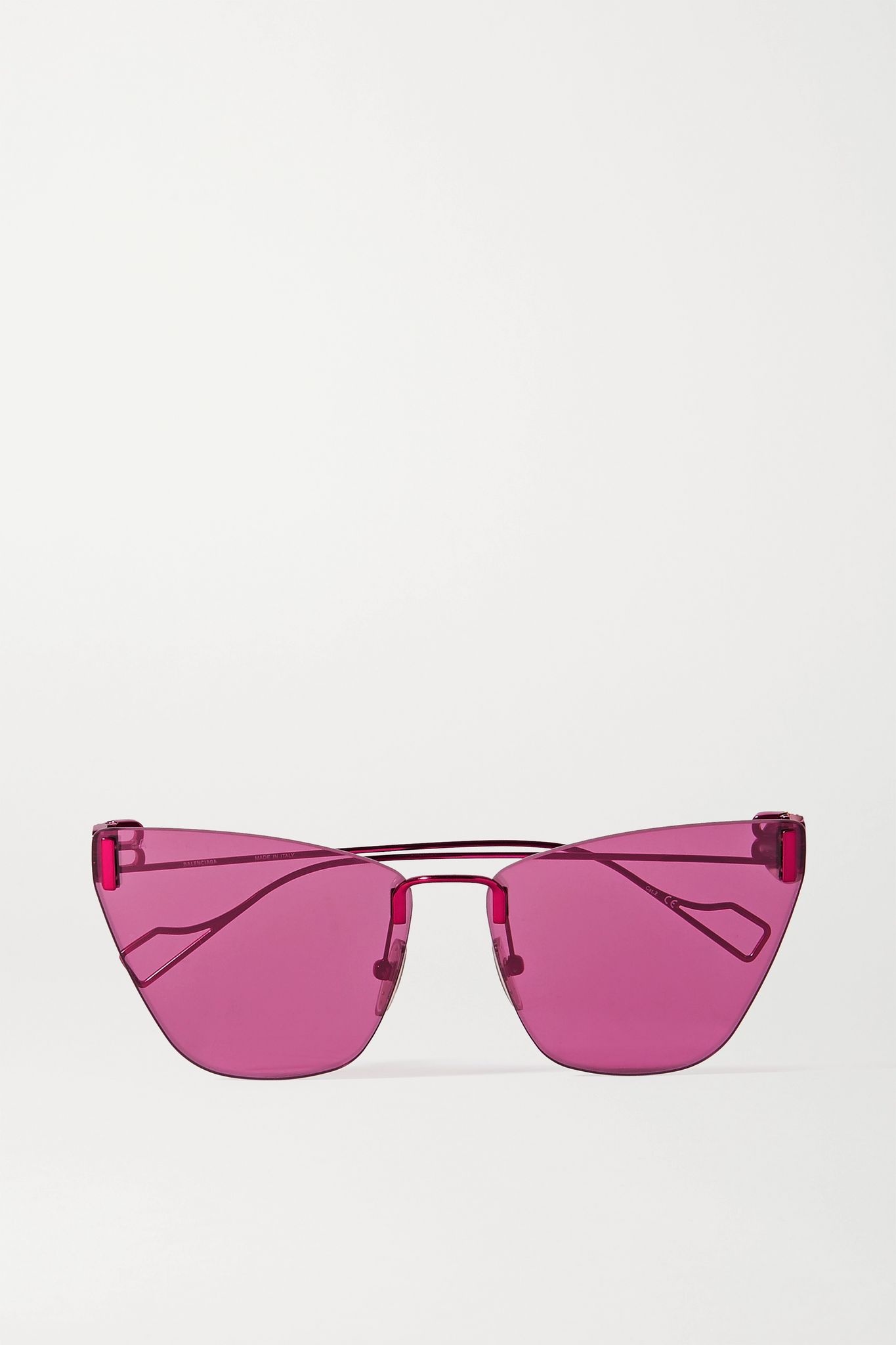 Cat-eye metal sunglasses - 1