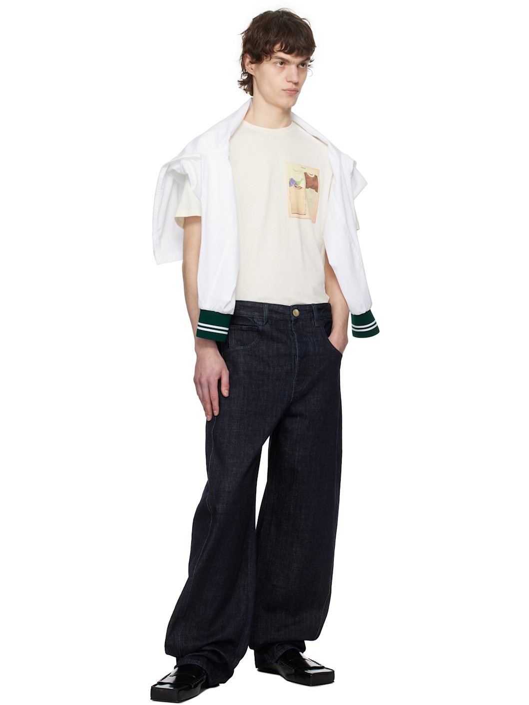 Navy La Croisière 'The Mirada de-Nîmes' Jeans - 4