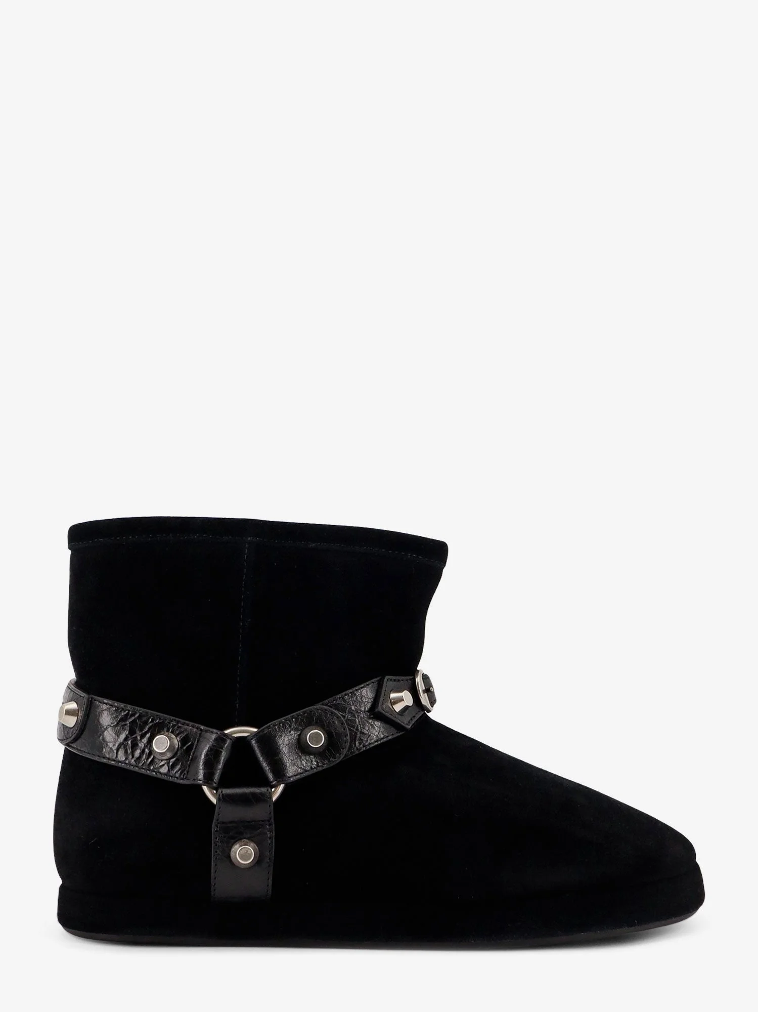 Balenciaga Leather And Wool Alaska Soft Bootie Boots - 1