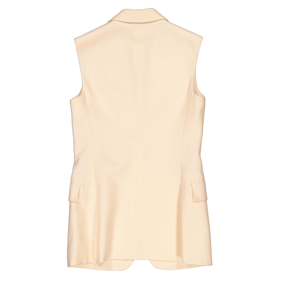 Burberry Ladies Buttermilk Beige Aurelie Tailored Vest - 2