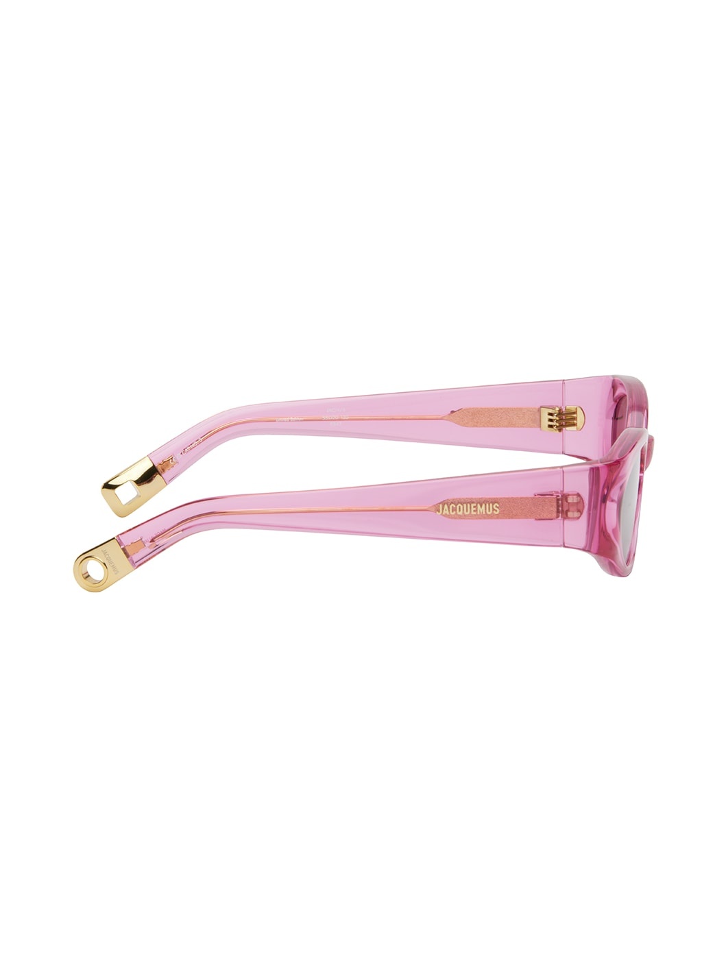 SSENSE Exclusive Pink 'Les Lunettes Ovalo' Sunglasses - 2