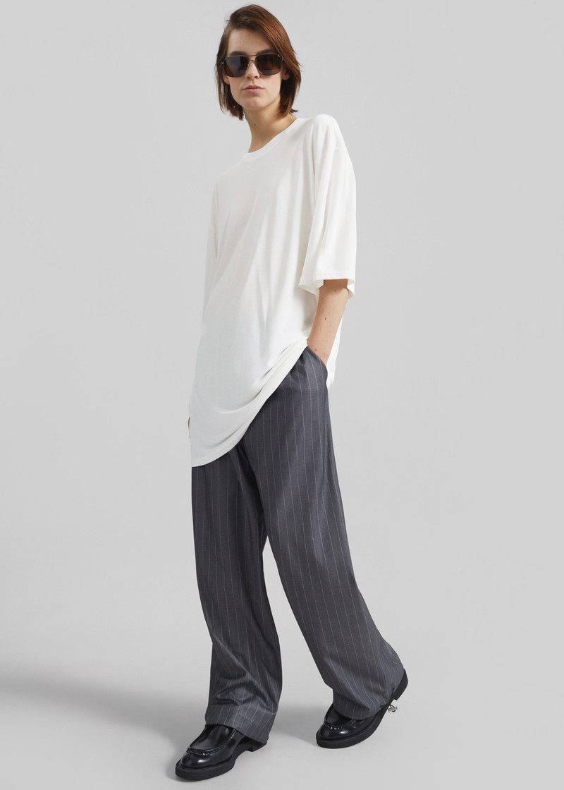 Oberon Soft Oversized T-Shirt - White 3