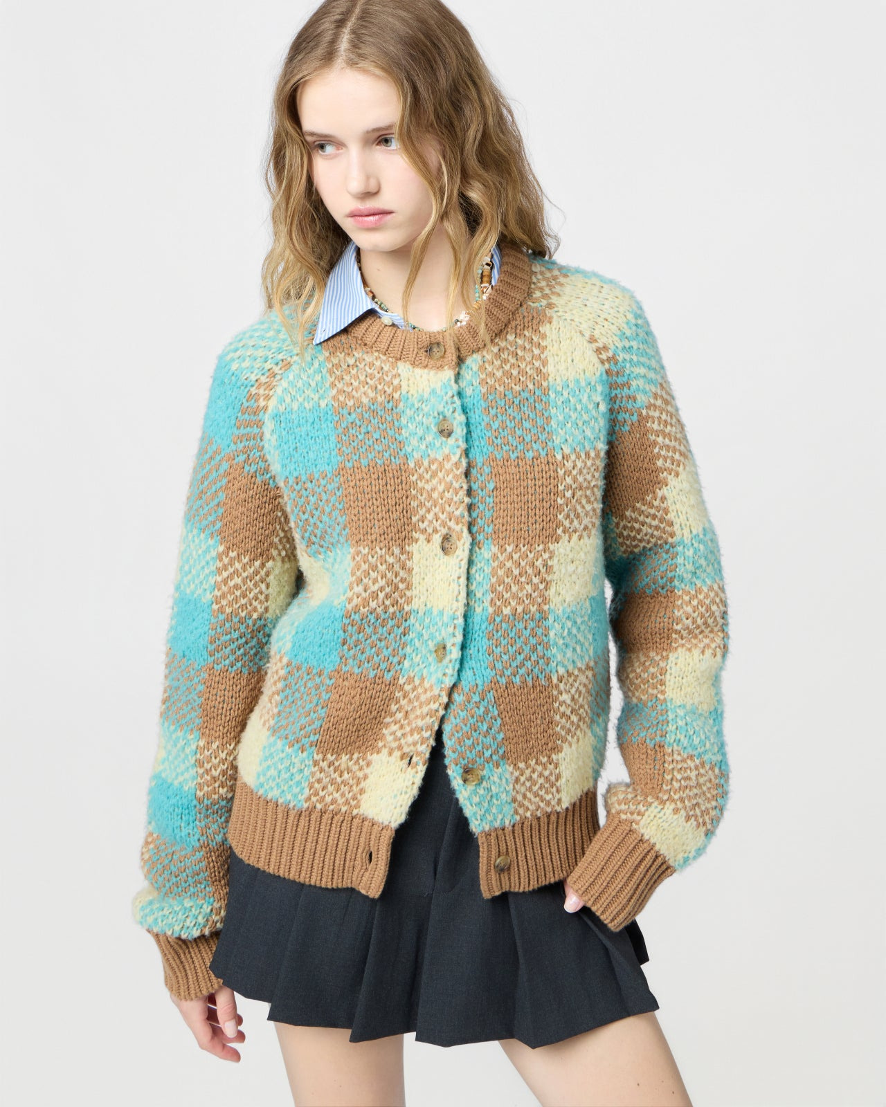 Buffalo Plaid Cardigan - 5