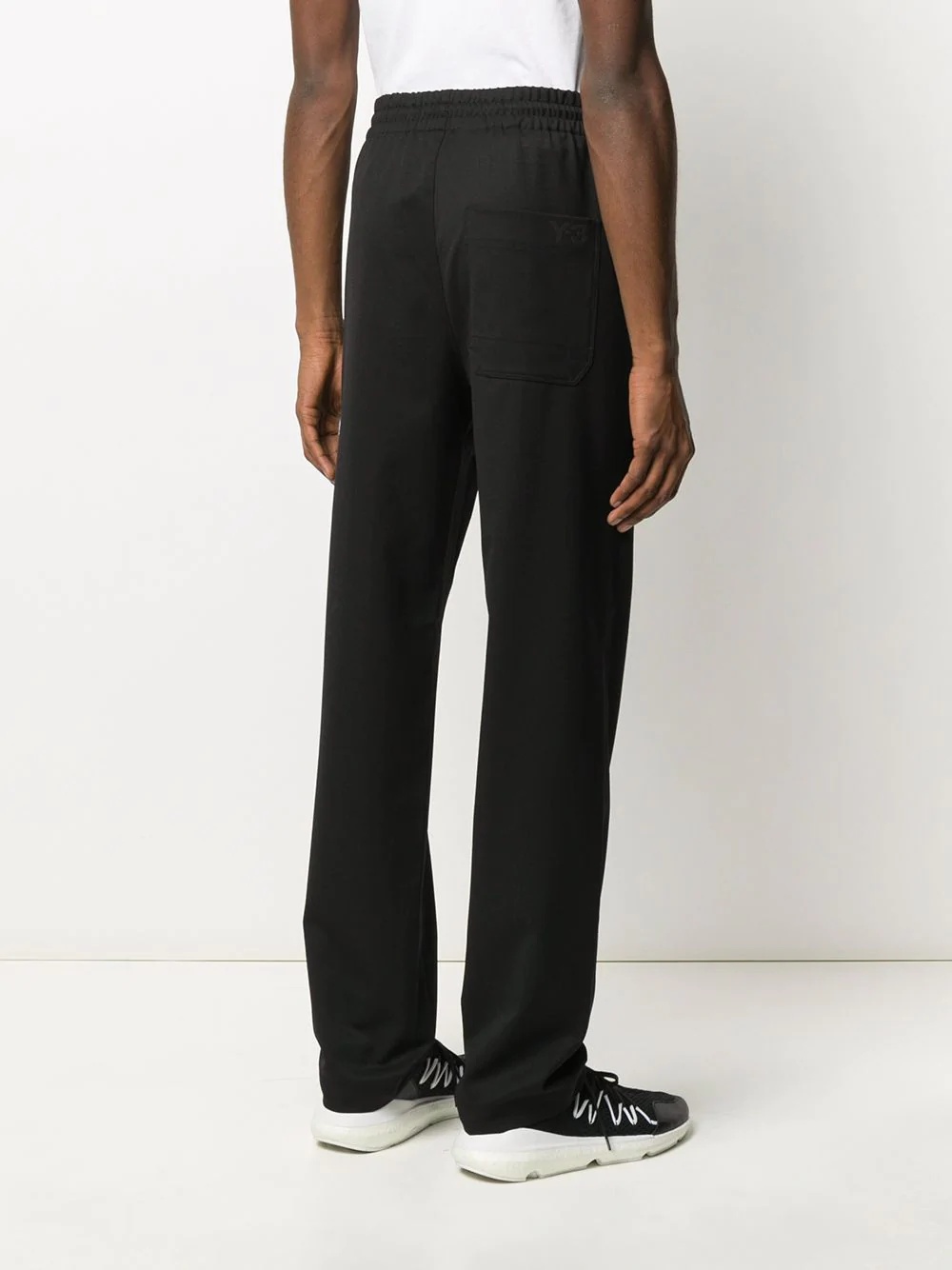 plain straight-leg trousers - 4