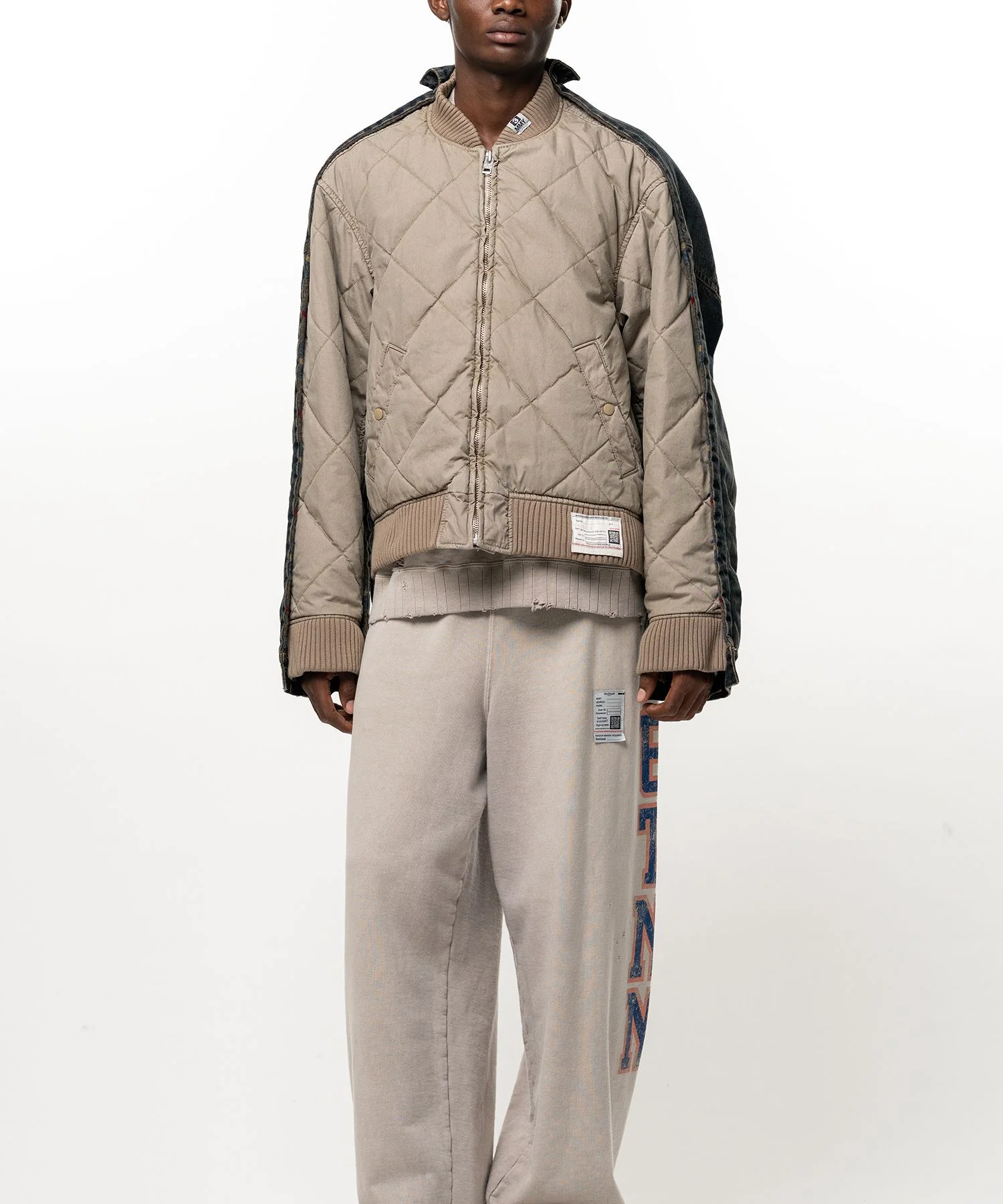 Combined Quilt Denim Jacket - 1