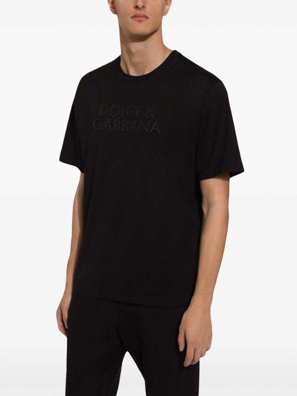 logo-embroidered T-shirt - 5