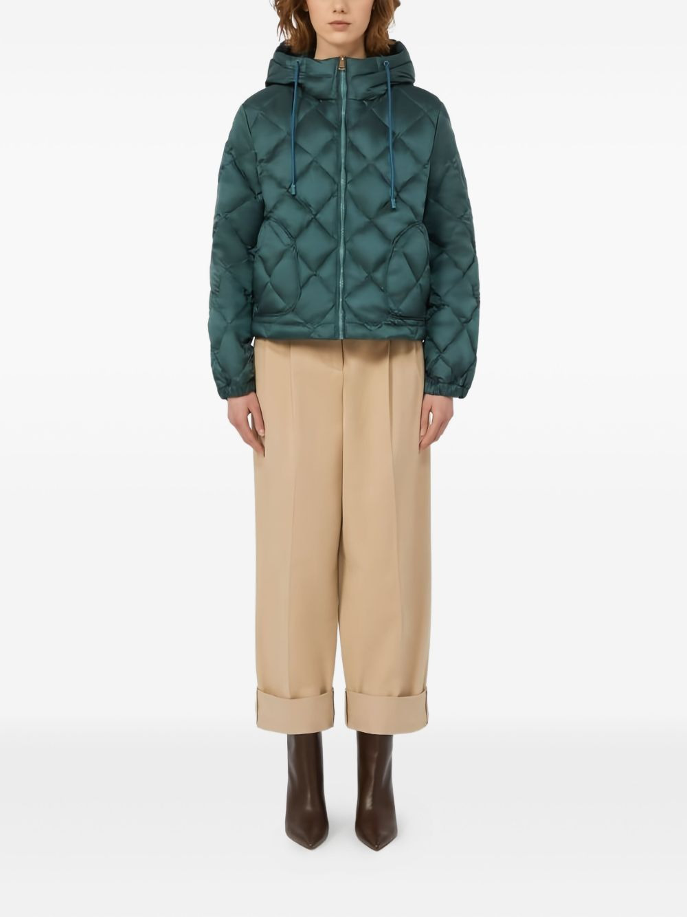 quilted hooded jacket - 2