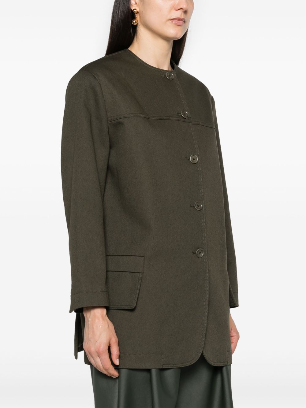 Recital twill shirt jacket - 3