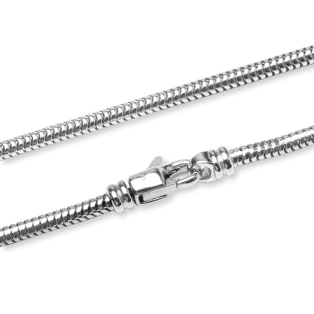 SNAKE CHAIN GOLD - S925 STERLING SILVER WITH 18K GOLD PLATING - 3