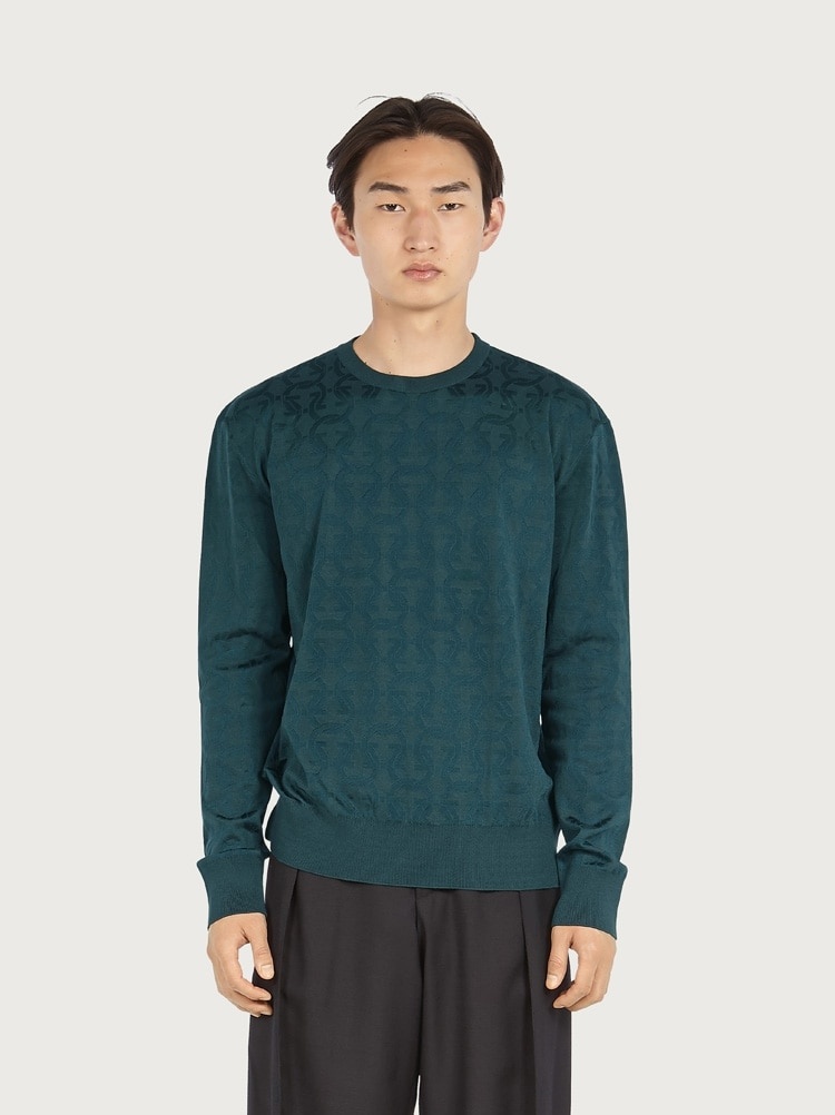 JACQUARD GANCINI SWEATER - 2