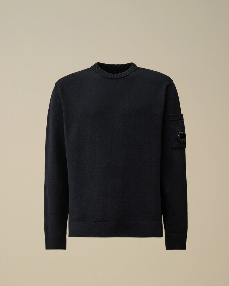 Soft Cotton Stretch Crewneck Sweater 1