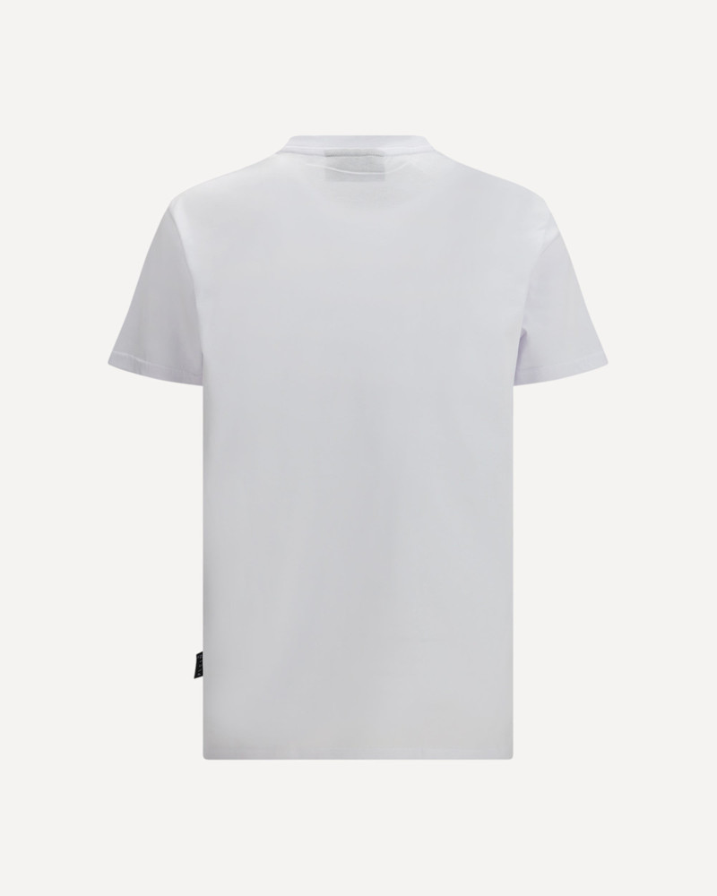 PHILIPP PLEIN Round neck T-shirt embossed signature outlook