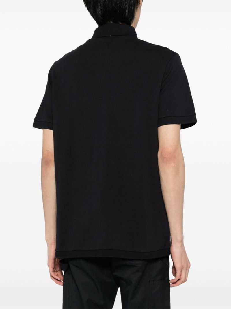 logo-plaque cotton polo shirt 4