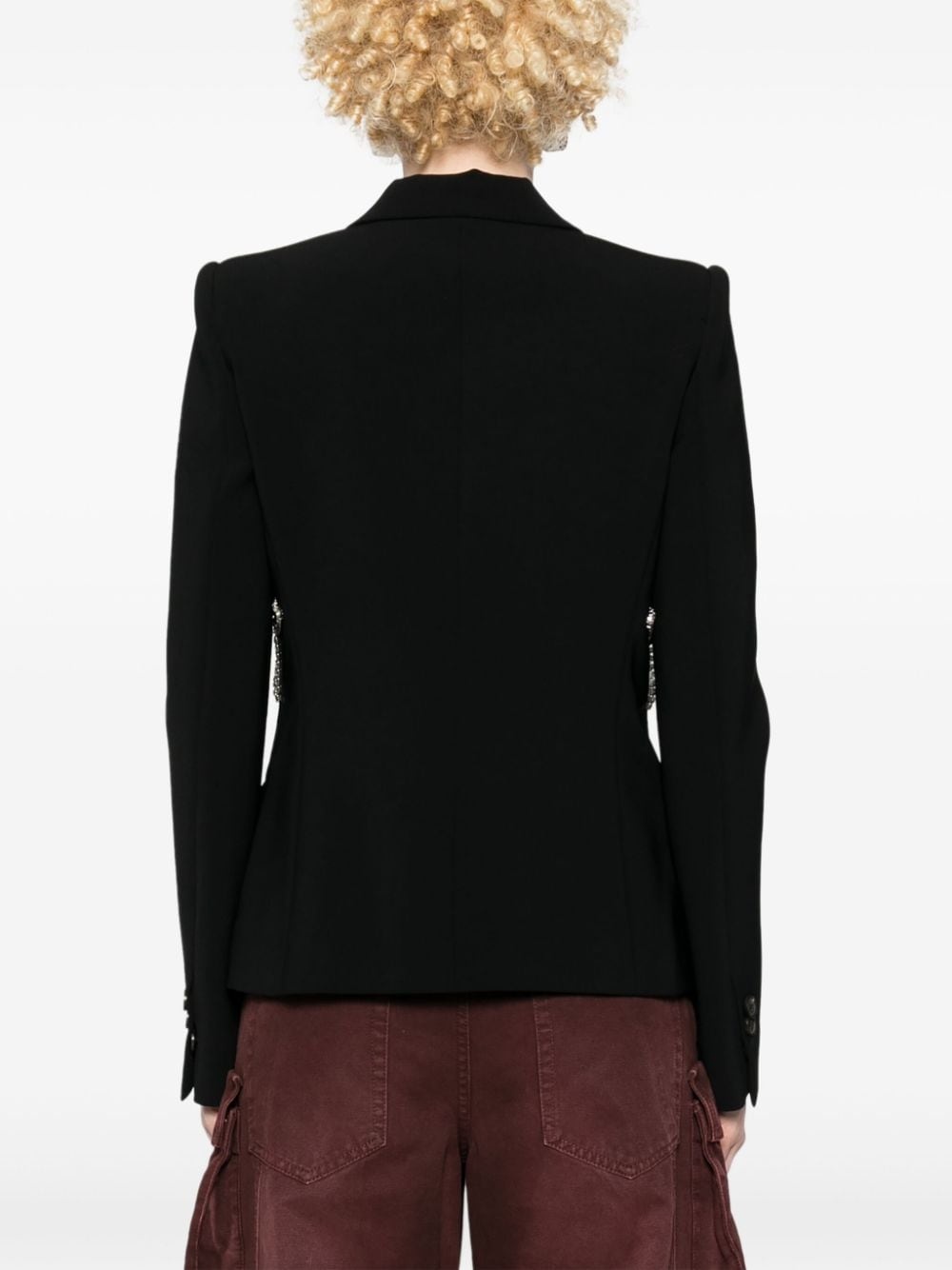 gem-stars single-breasted blazer - 4