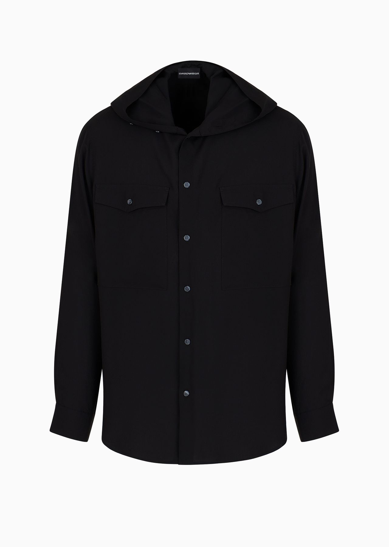 ASV Lyocell comfort-fit hooded shirt - 1