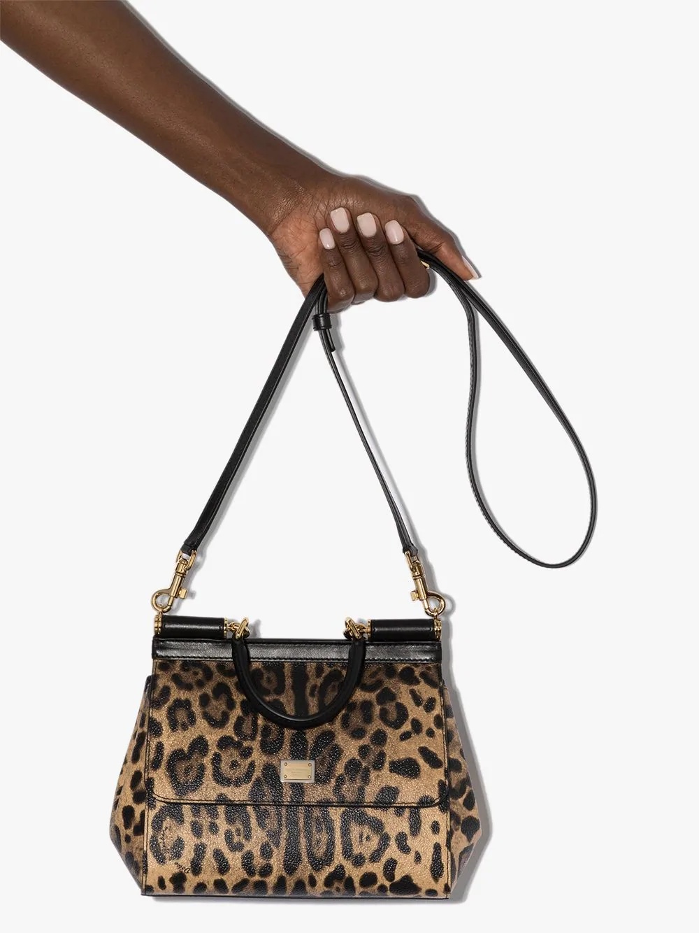 Sicily leopard-print tote bag - 4