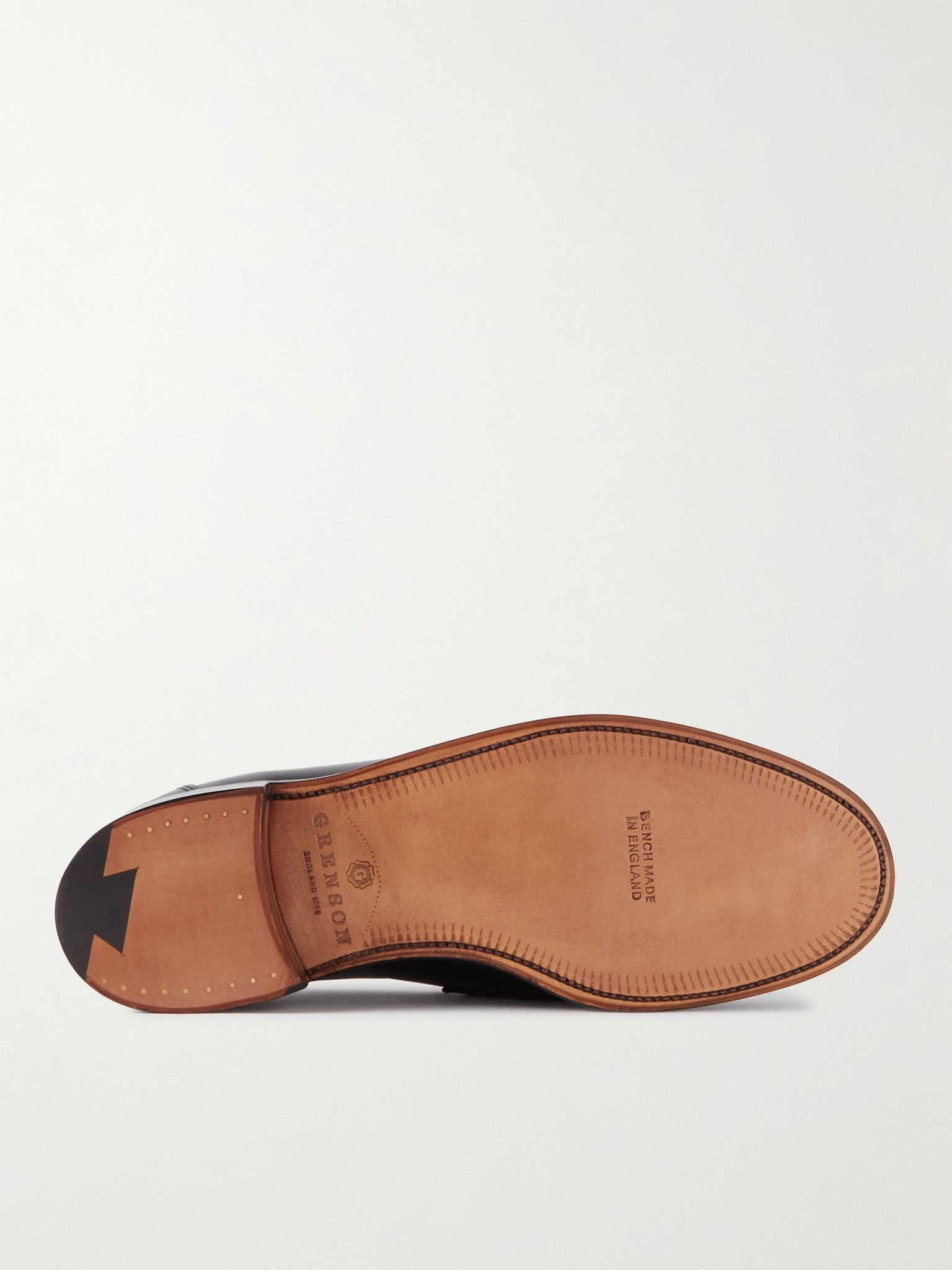 Epsom Leather Penny Loafers Black - 6
