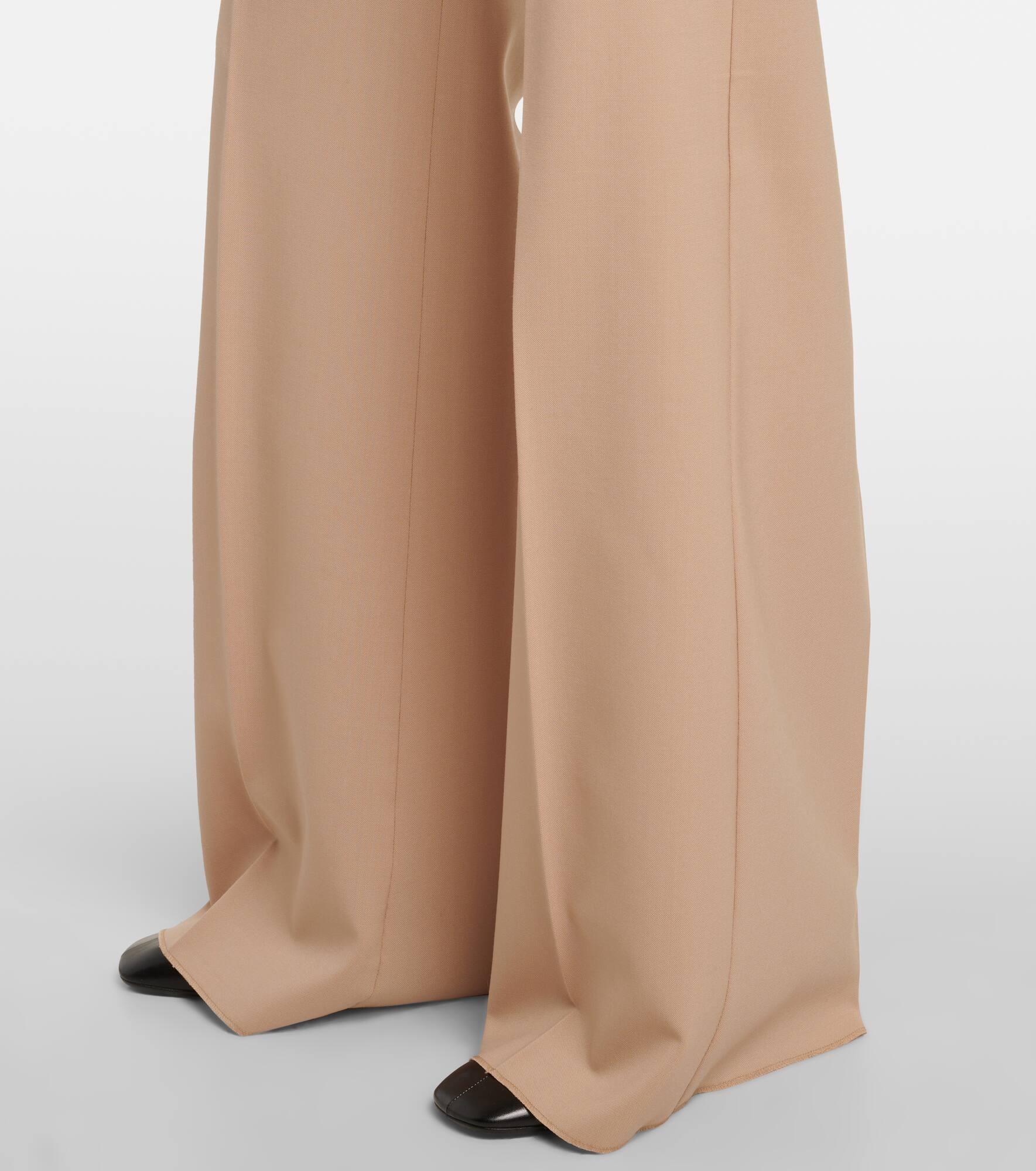 Oxalis virgin wool flared pants - 5