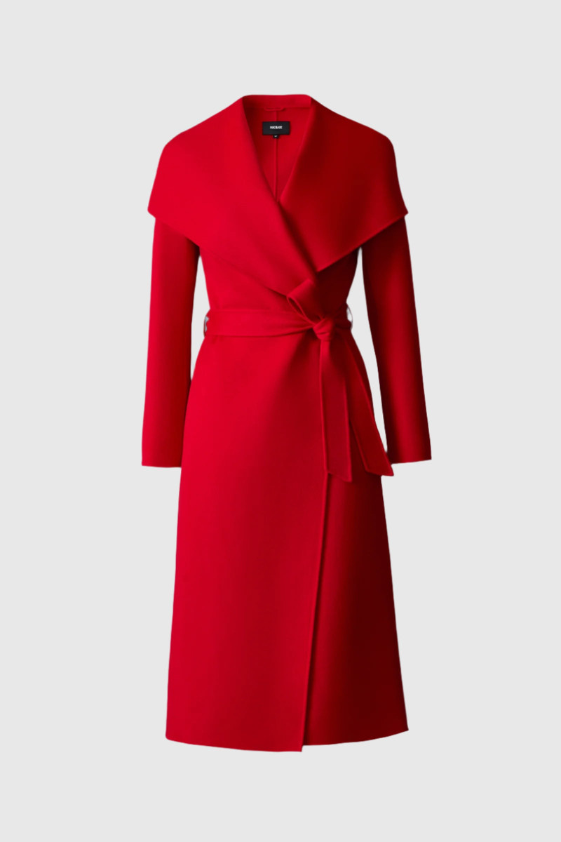 MAI-CN Double-face wool wrap coat 1
