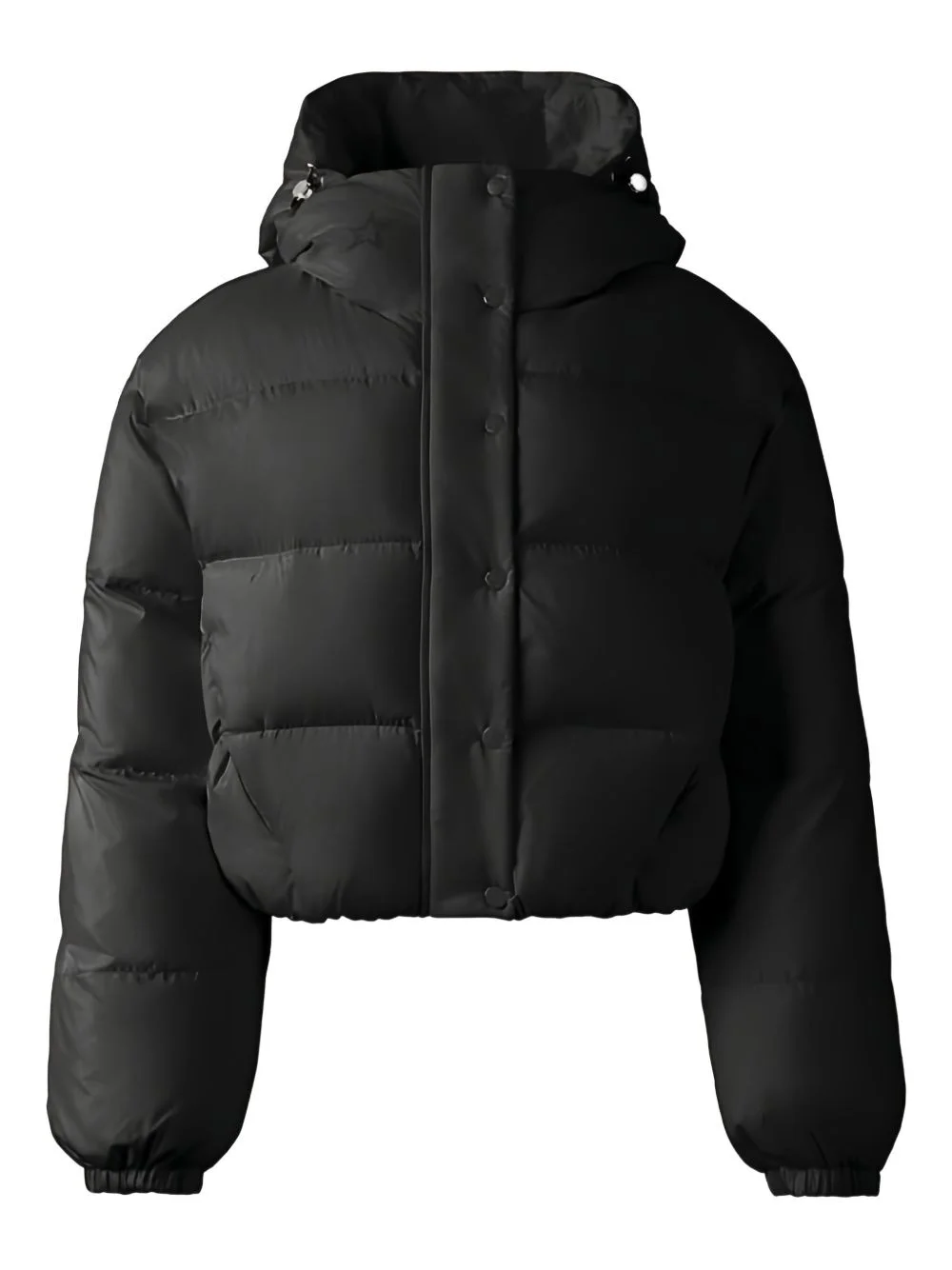 cropped puffer jacket - 1