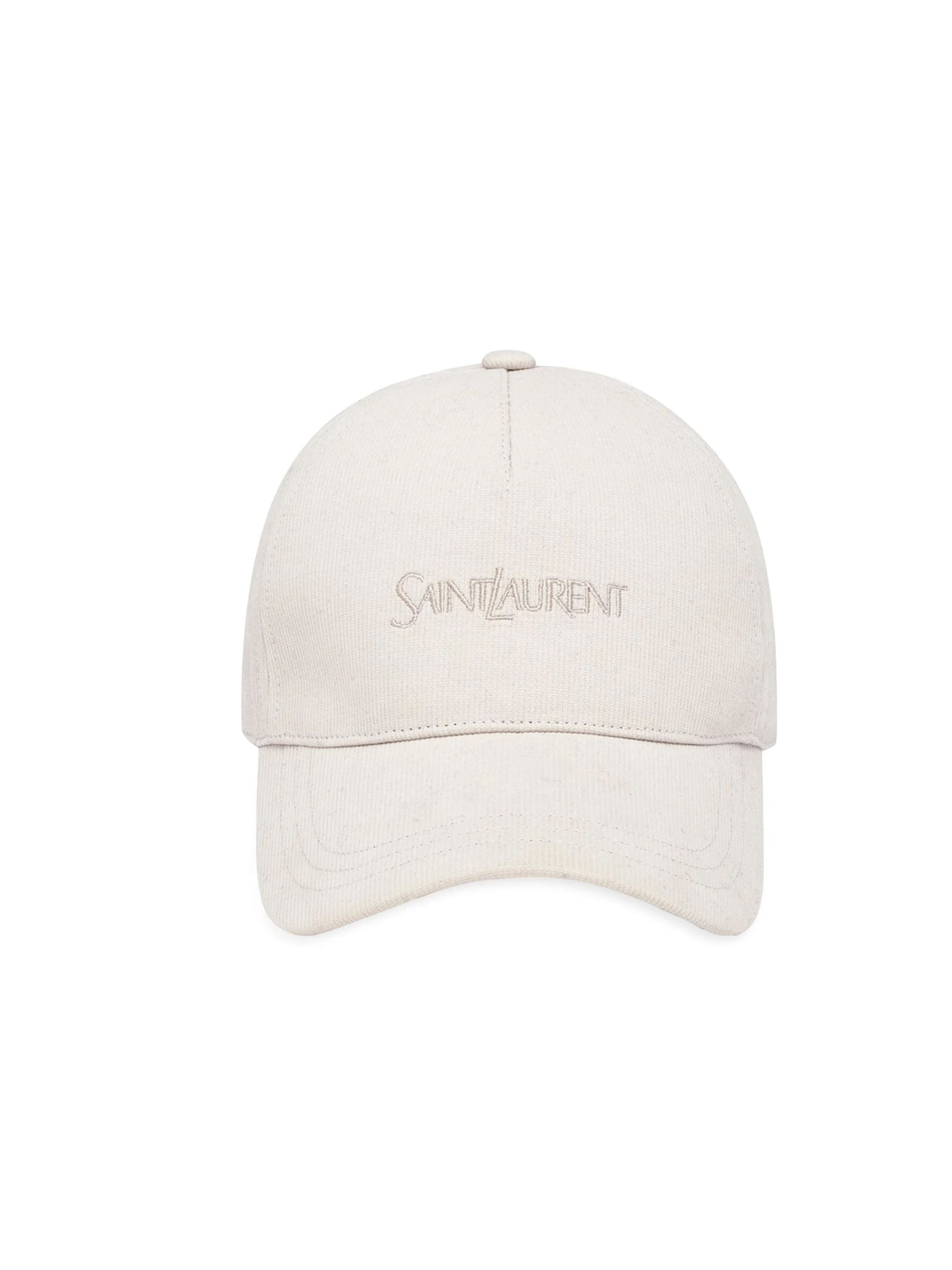 Men's Cap in Corduroy - Ivory - 1
