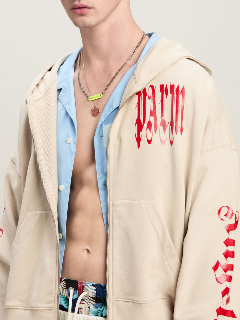 Logo vertigo zipped Hoodie 6