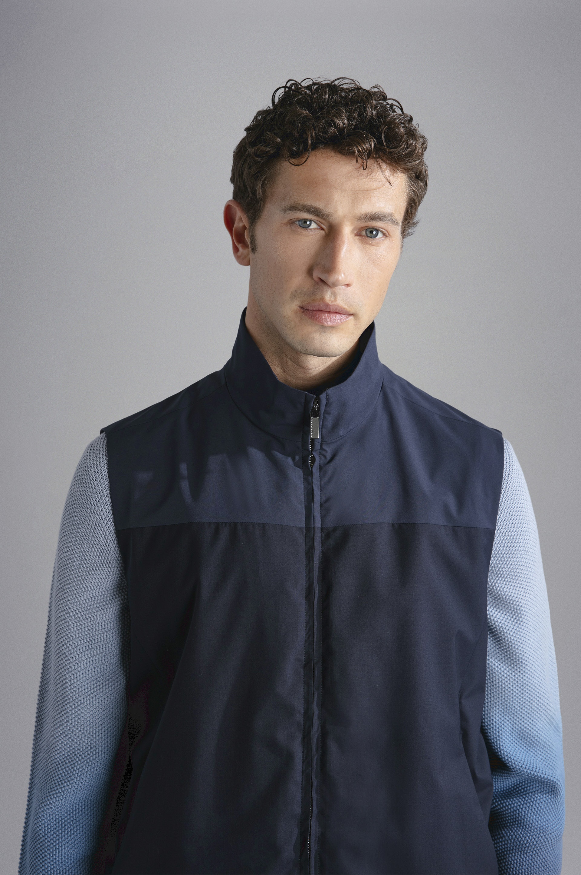 WOOL AND SILK GILET - 4