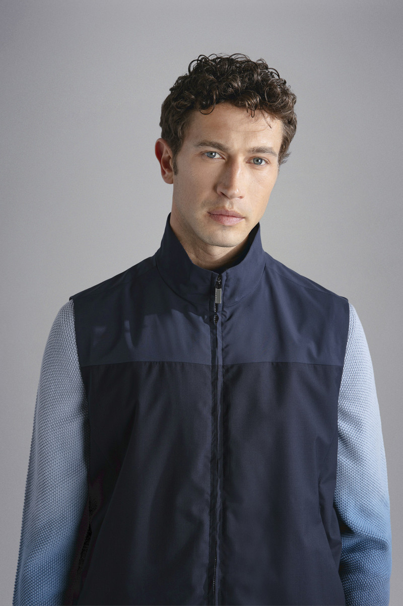 WOOL AND SILK GILET 4