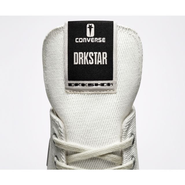 DRKSHDW x Converse white DRKSTAR sneakers - 6