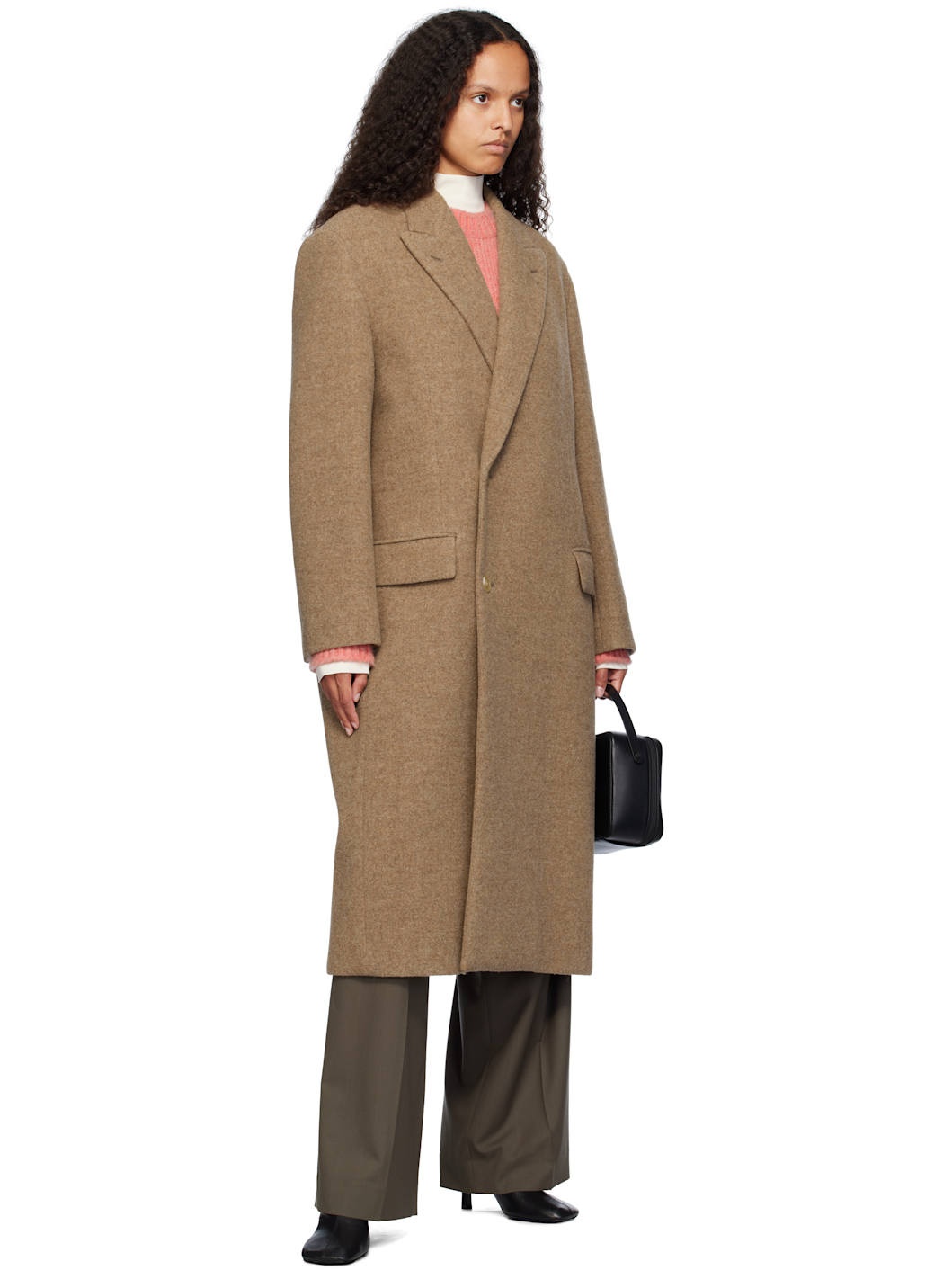 【未使用】AURALEE SPONGE WOOL MELTON COAT 4 Auralee Sponge Wool Melton Chesterfield Coat in Dark Navy