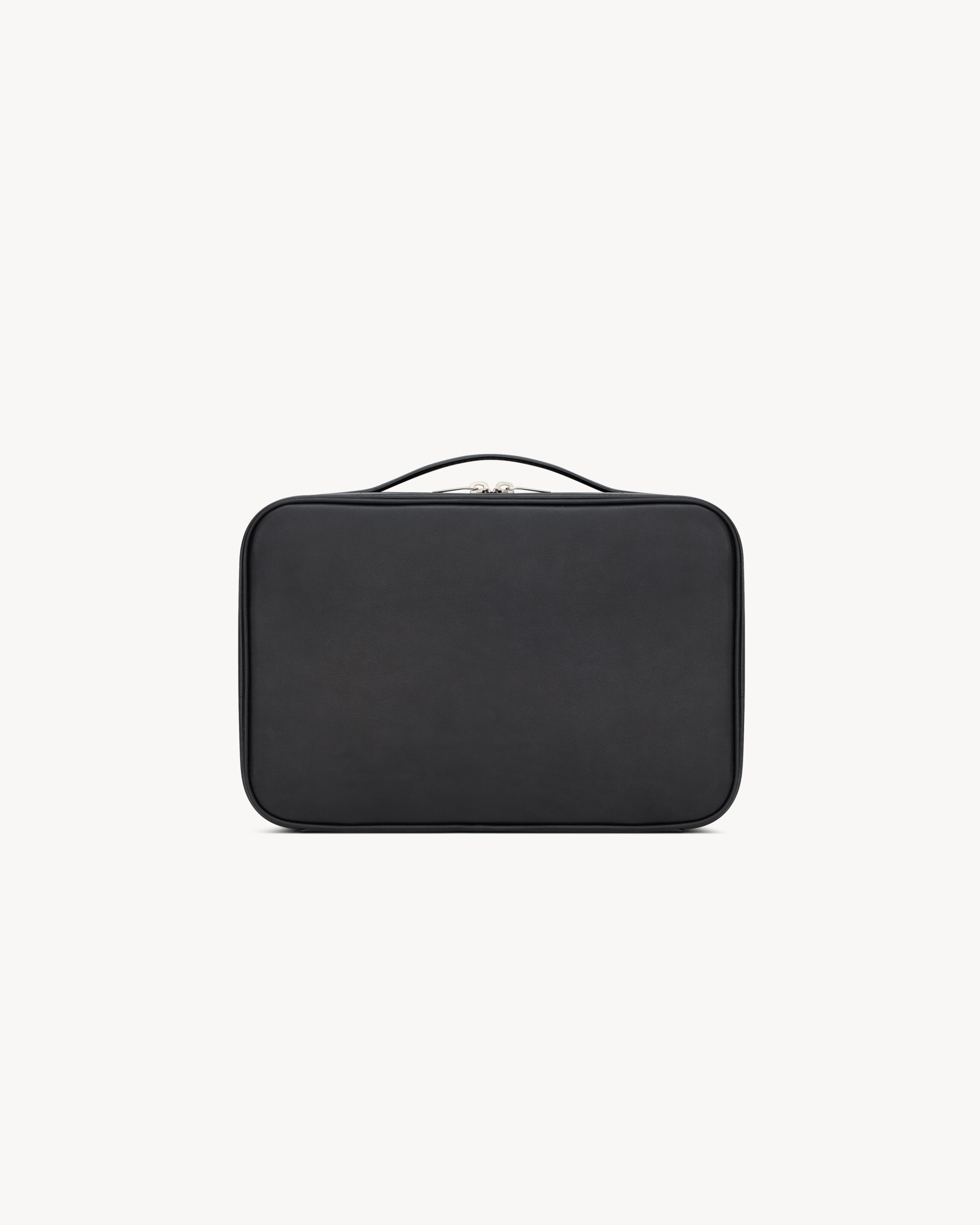 SAINT LAURENT PARIS VANITY CASE IN LEATHER - 2