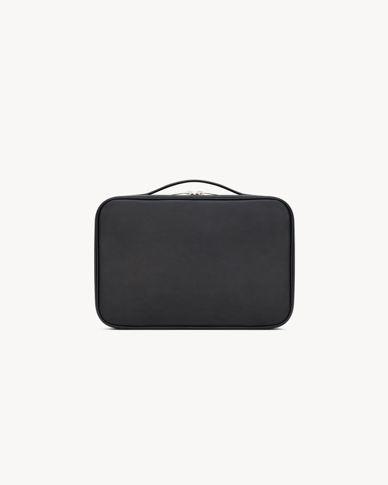 SAINT LAURENT SAINT LAURENT PARIS VANITY CASE IN LEATHER outlook
