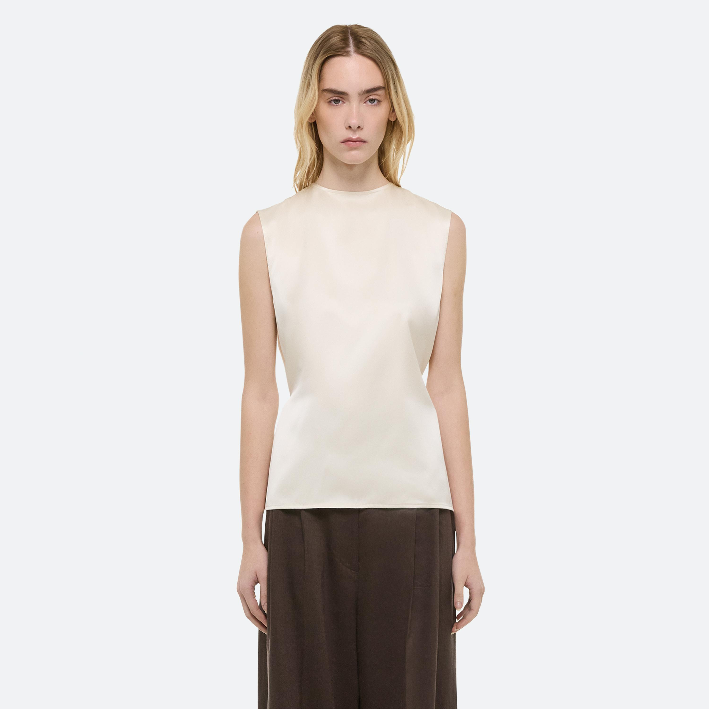 DRAPED SCARF TOP - 4