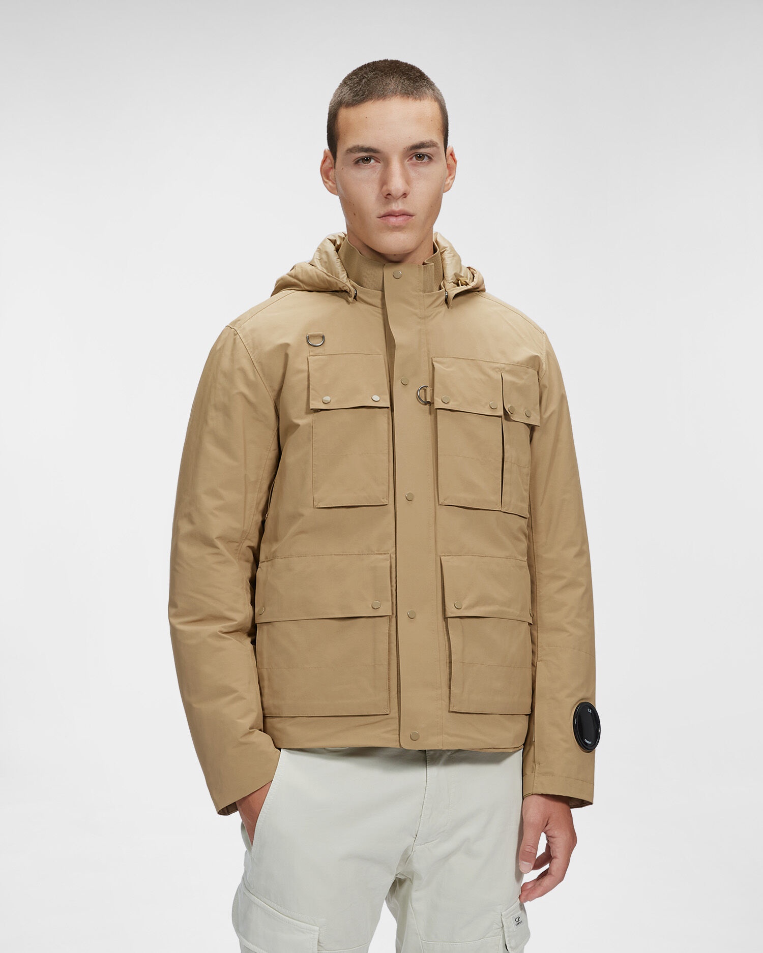 C.P. Company Micro-M (R) Goggle Down Jacket | REVERSIBLE