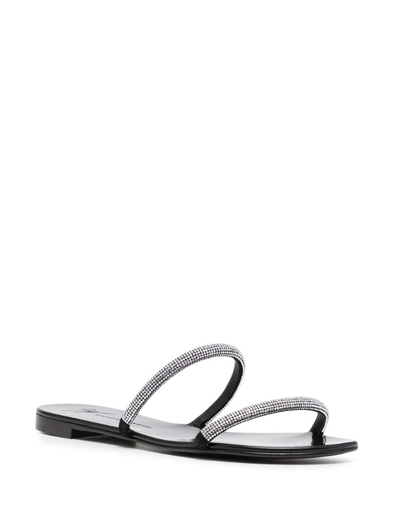 Croisette crystal-embellished sandals - 4