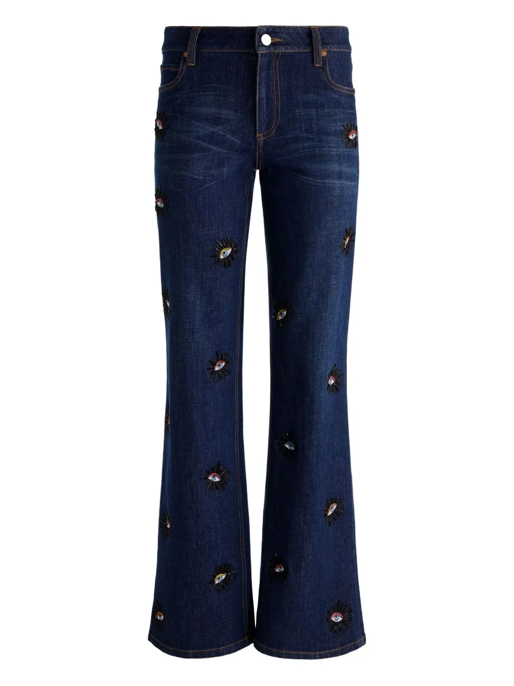 Roxie eyes-embellished jeans - 1