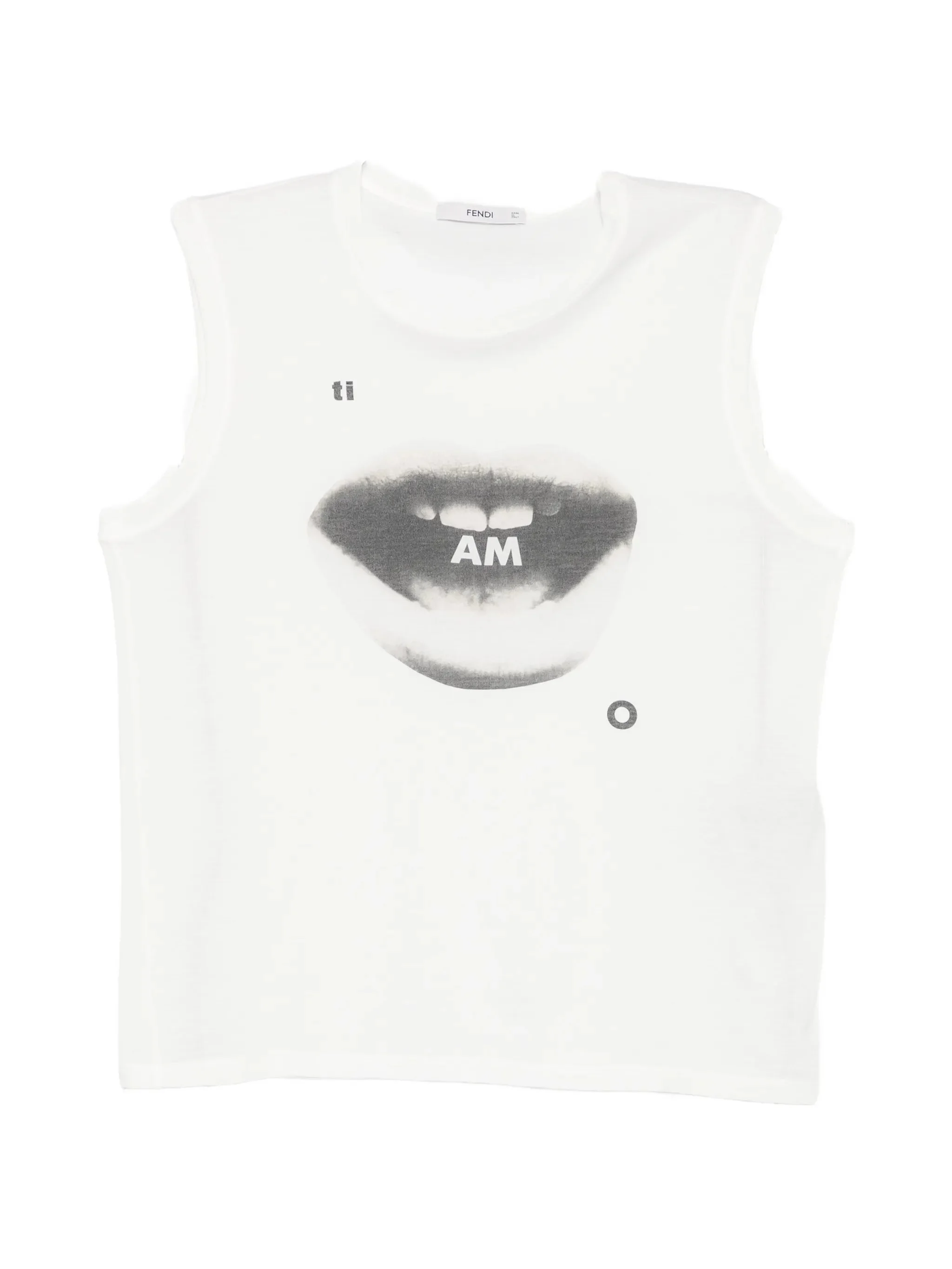 Fendi Graphic-print Sleeveless Top - 1