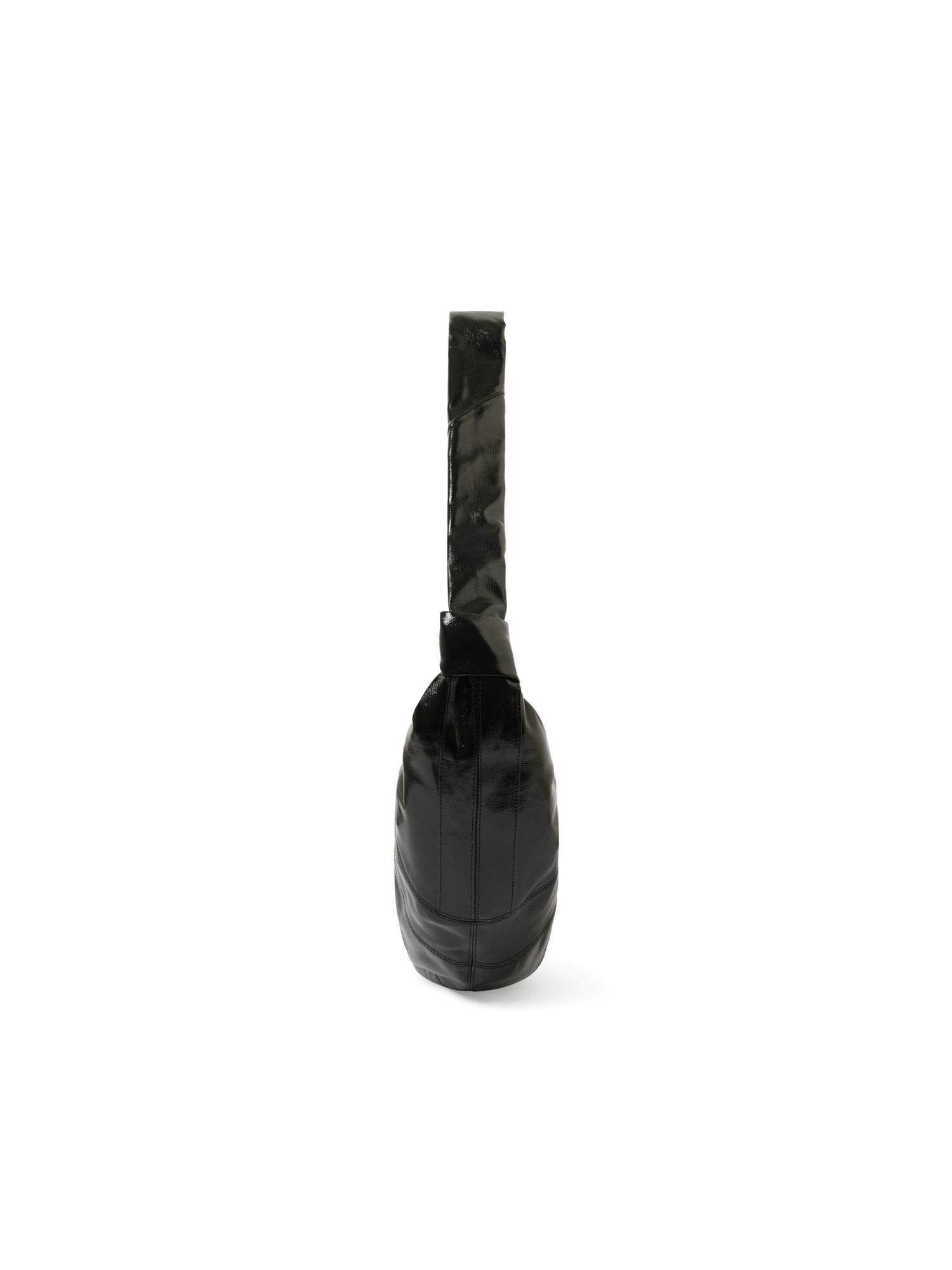 Large Croissant Bag in Black - 5