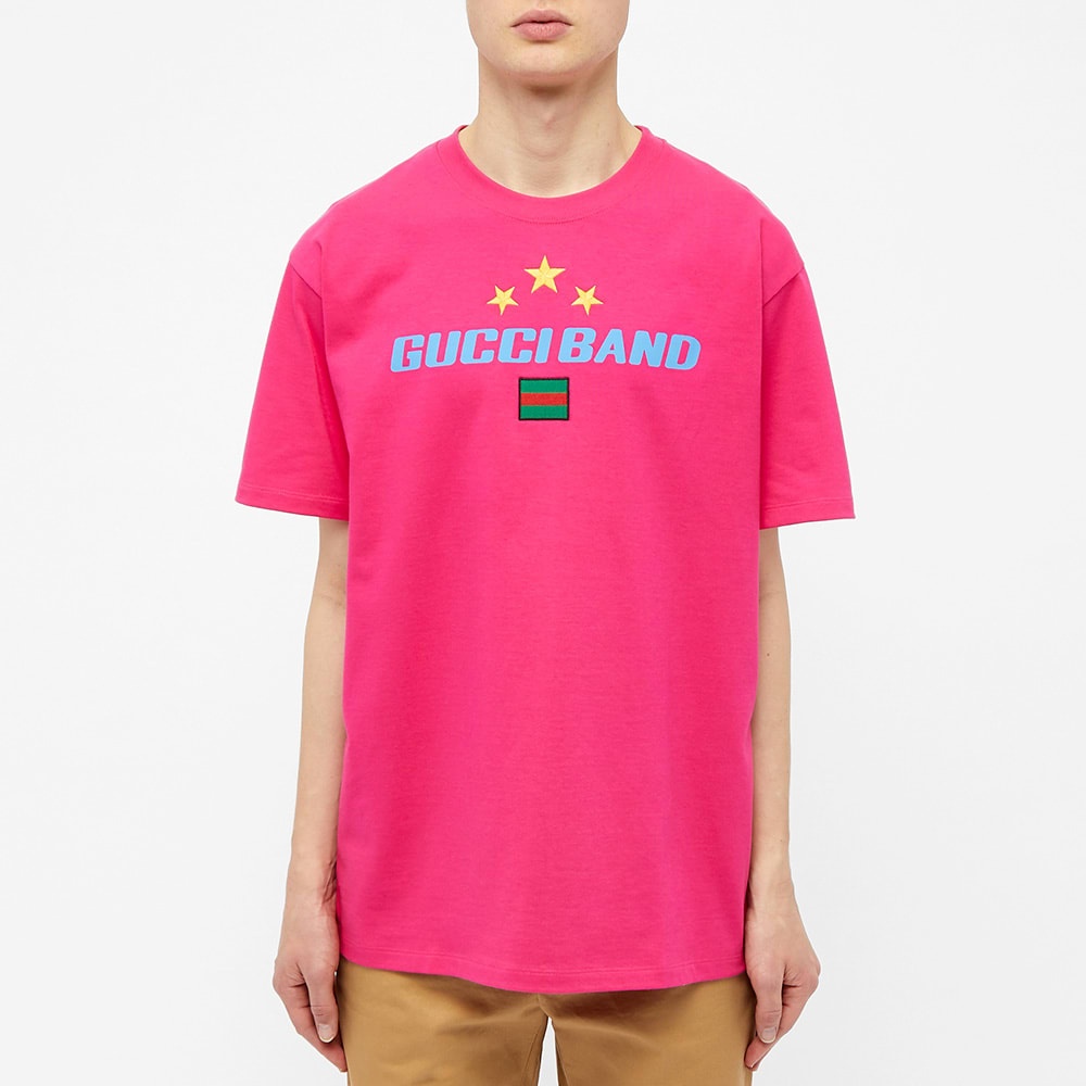 Gucci Band Stars Logo Tee - 3