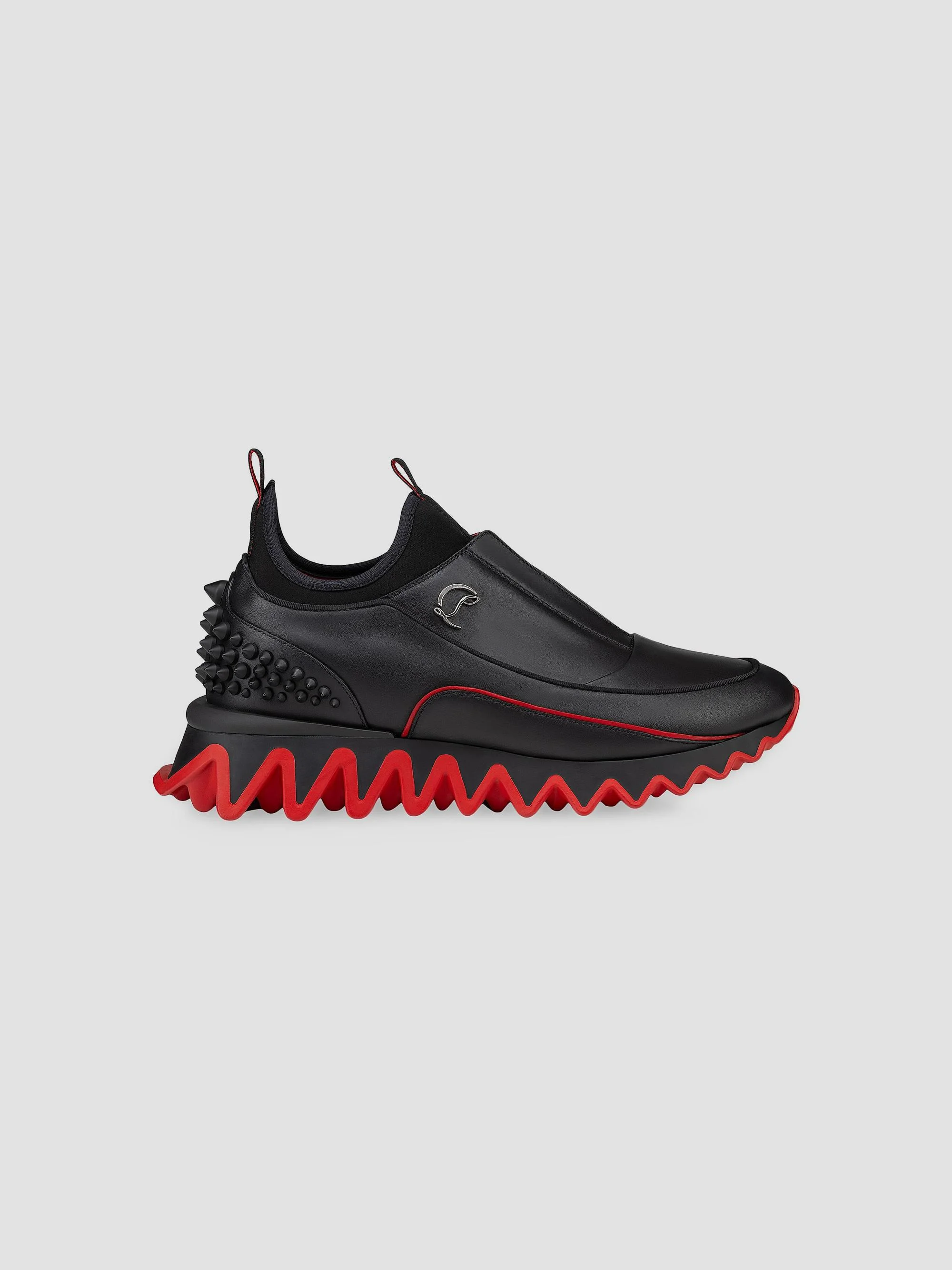 Men's Sharkyloub SP Spikes Sneakers - Black - 1