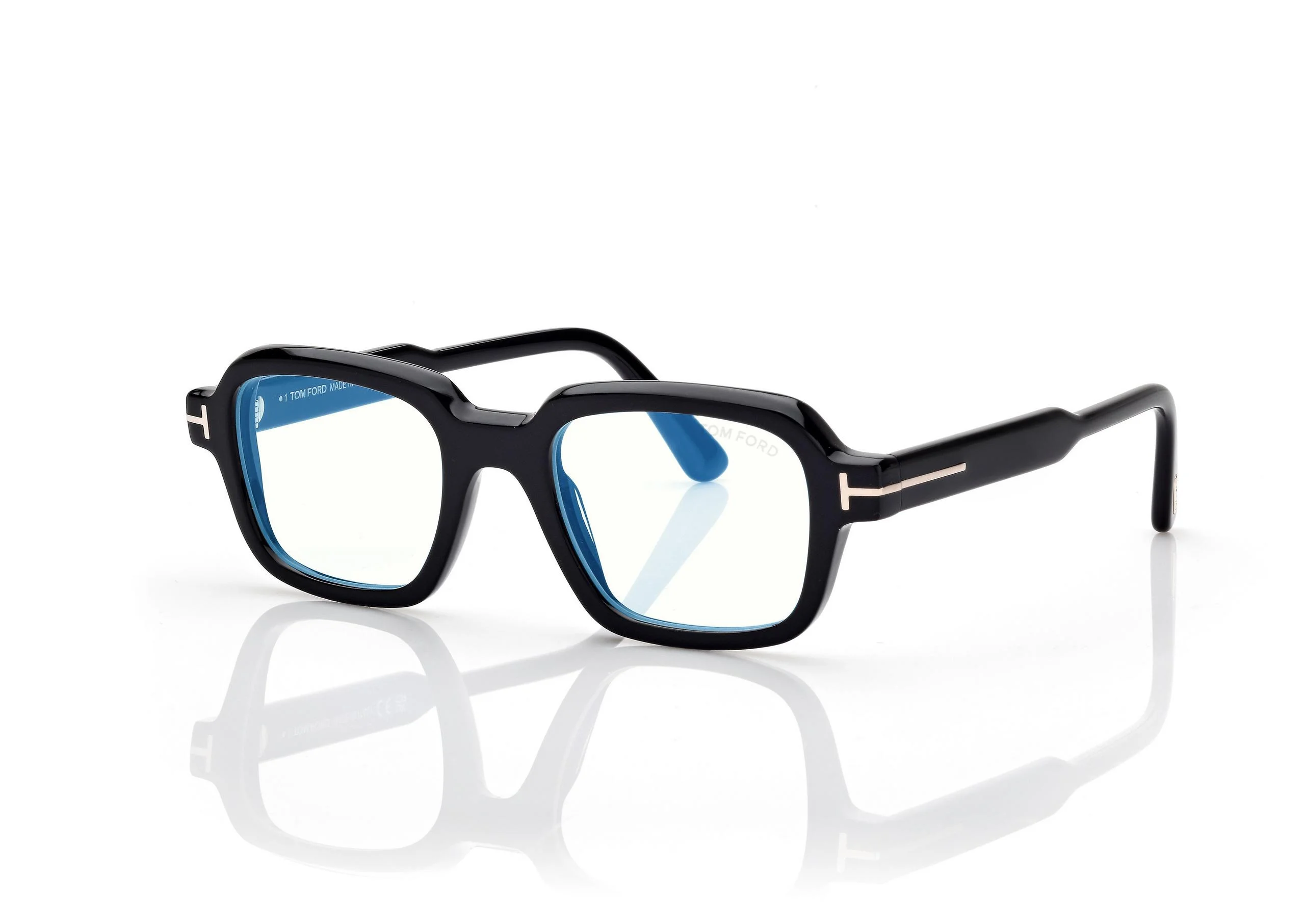 GEOMETRIC BLUE BLOCK OPTICALS - 1