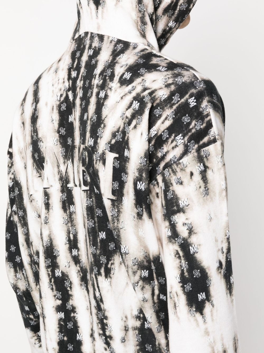 monogram-pattern cotton hoodie - 5