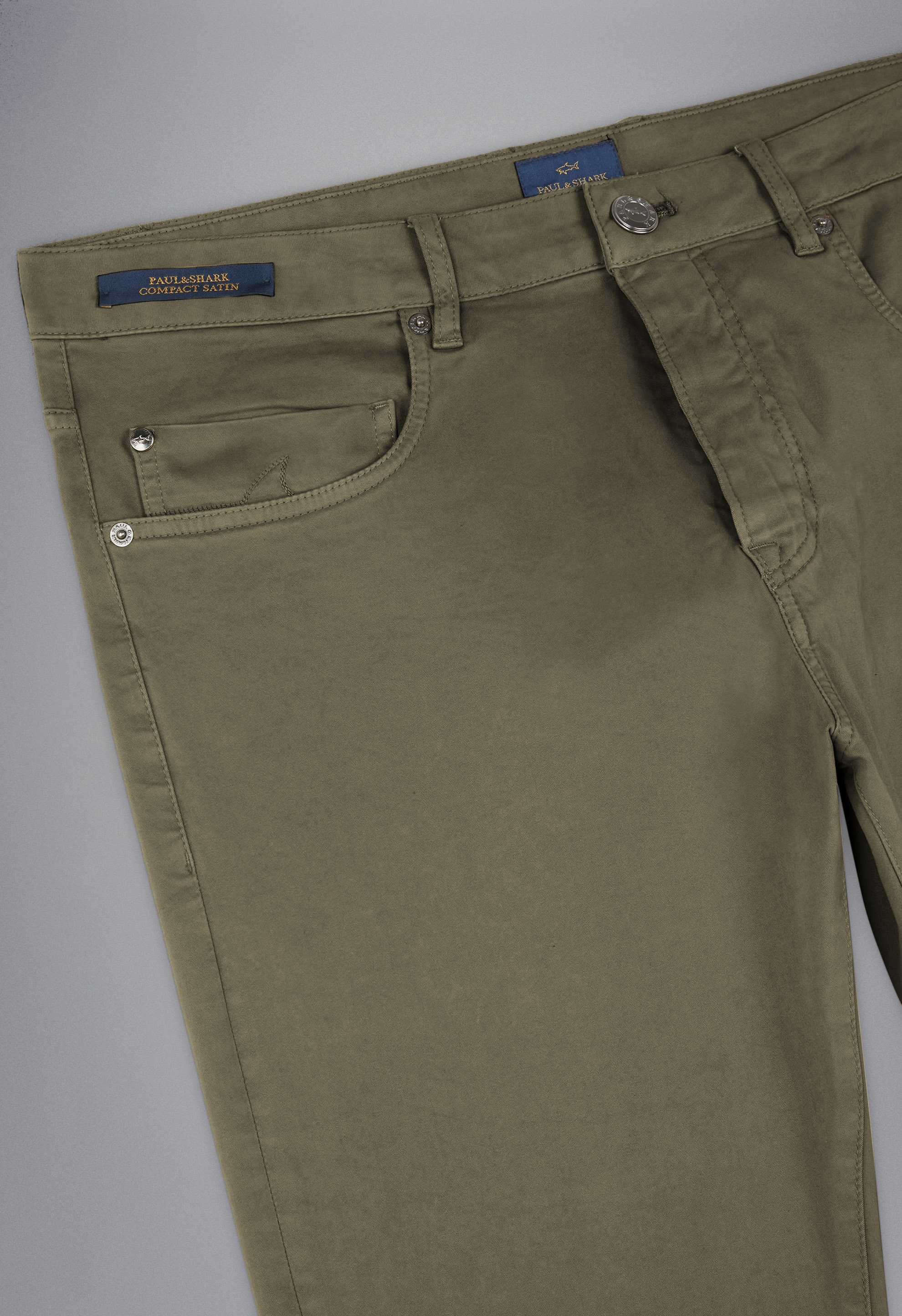 STRETCH COTTON 5 POCKETS TROUSERS - 6
