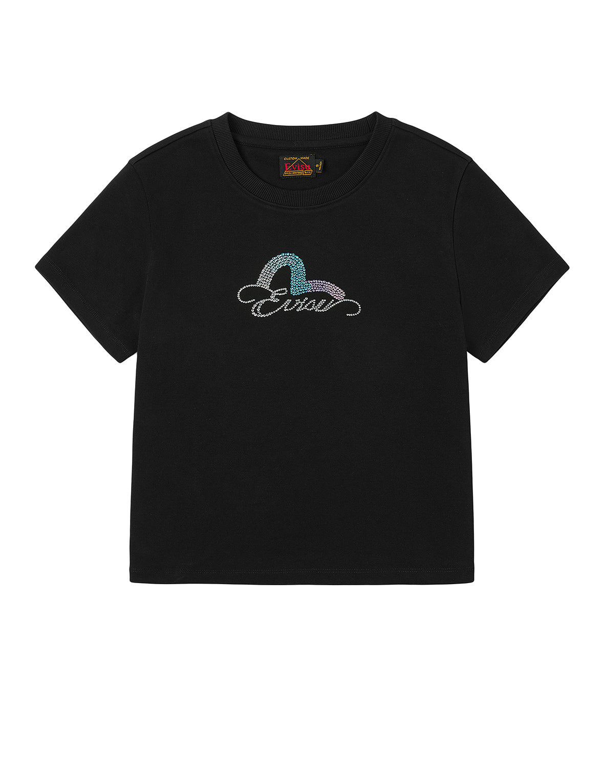 EVISU and Seagull Rhinestone Slim Fit T-shirt - 11