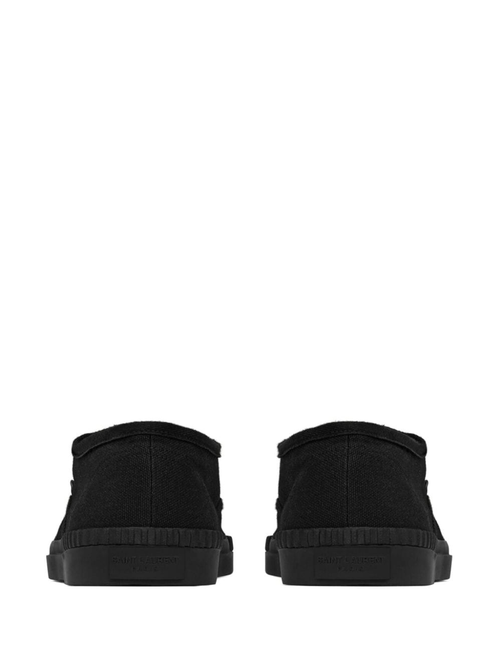 canvas low-top sneakers - 3