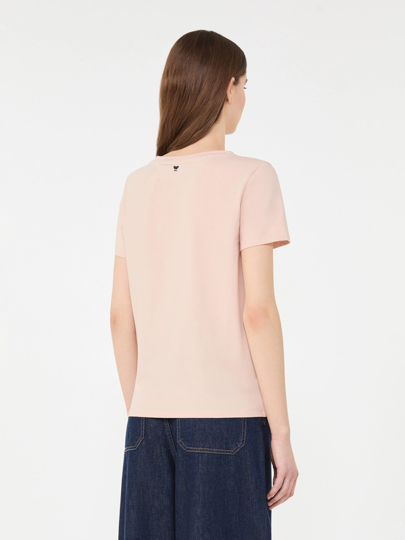 MULTIB Basic cotton jersey T-shirt - PINK 4