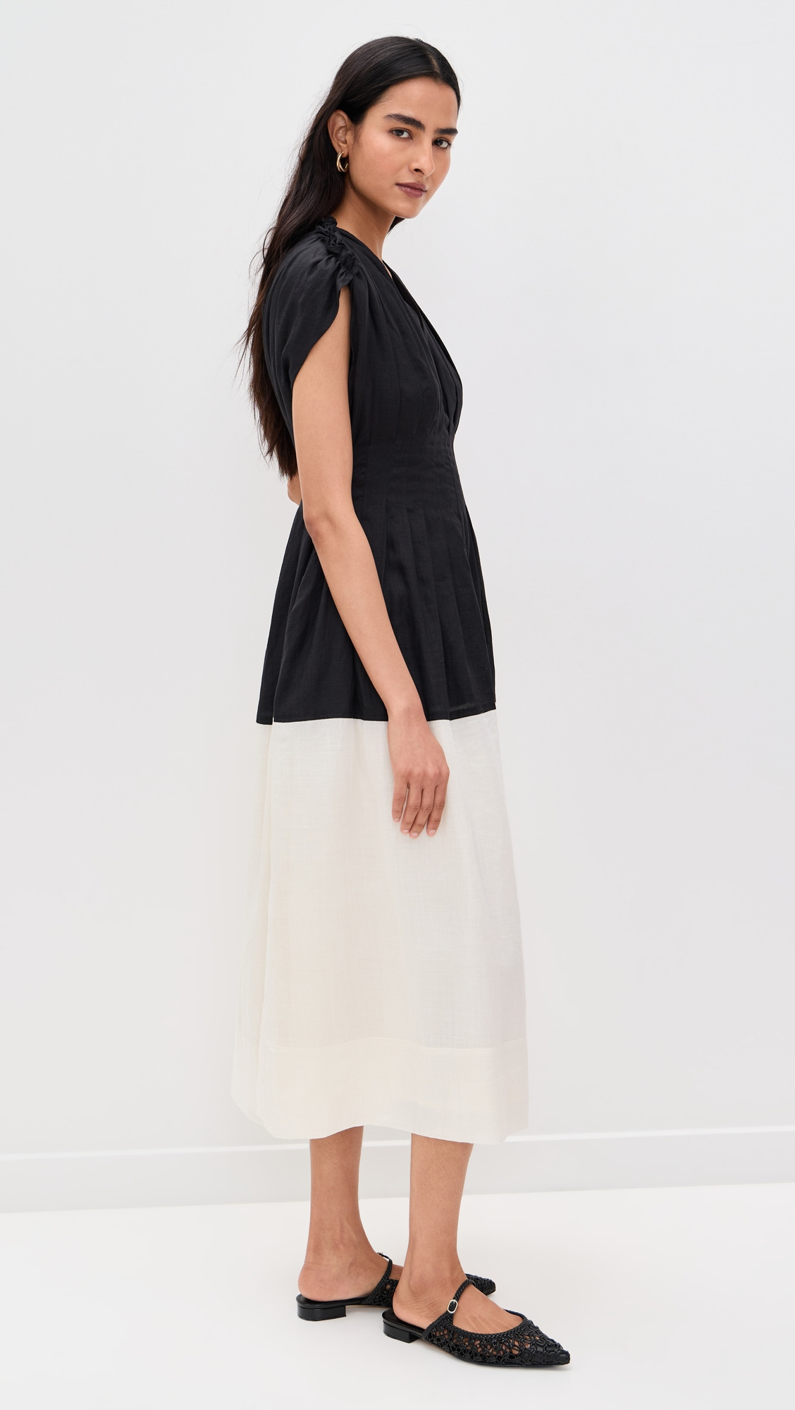 Nicola Ramie Tank Midi Dress - 3